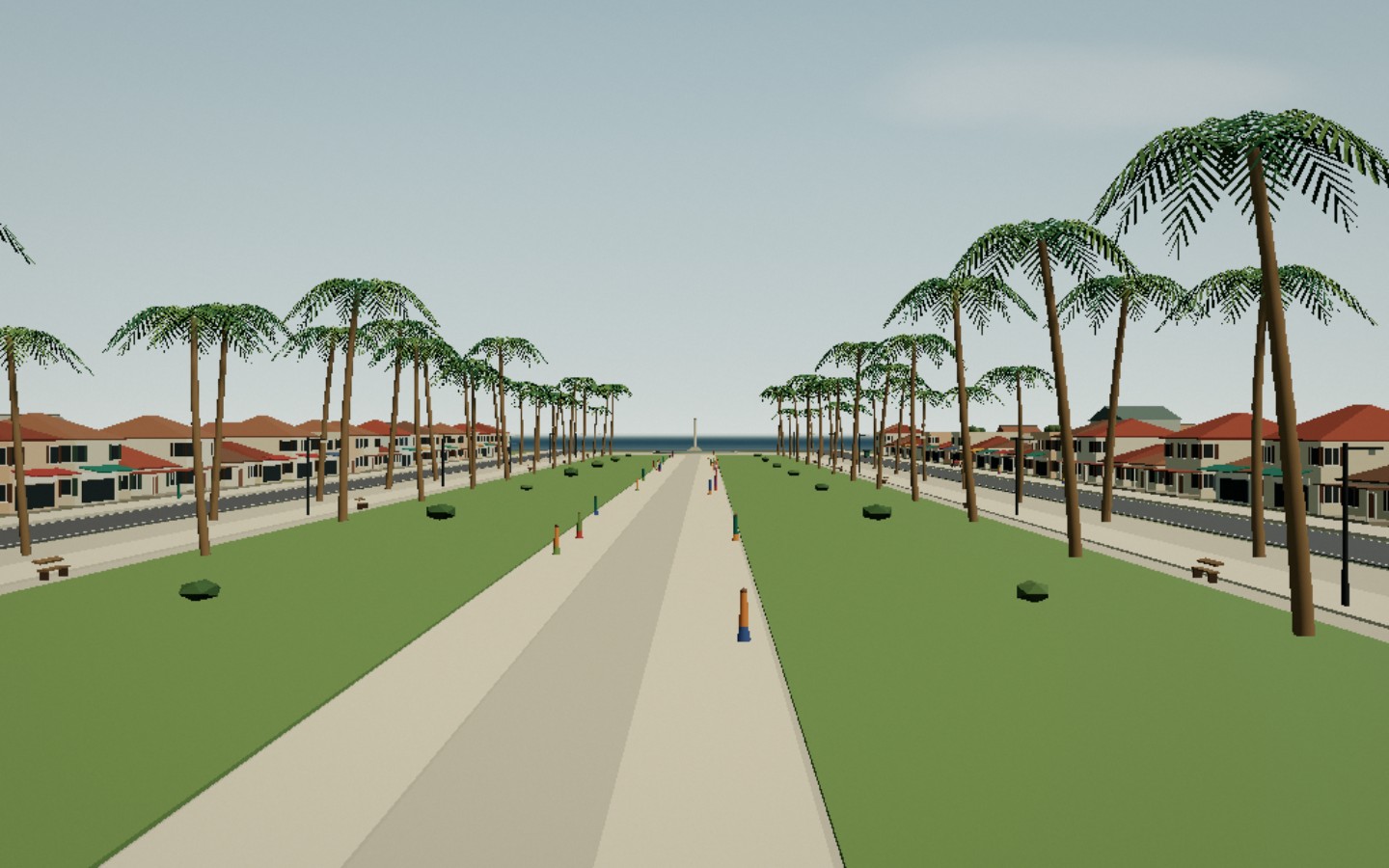 Avenue de l’Indépendance — illustration du paysage